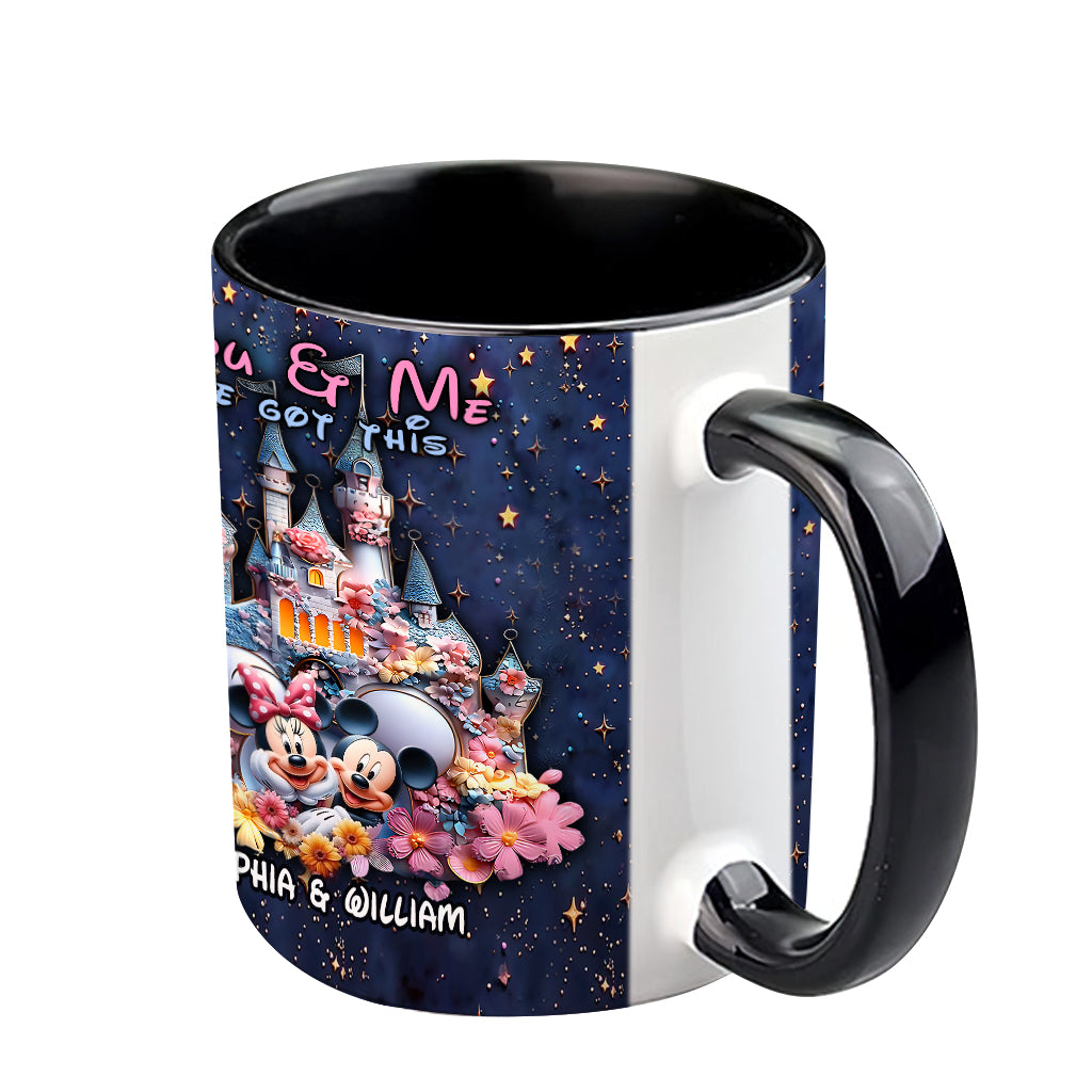 You And Me We Got This - Personalized Mouse Accent Mug