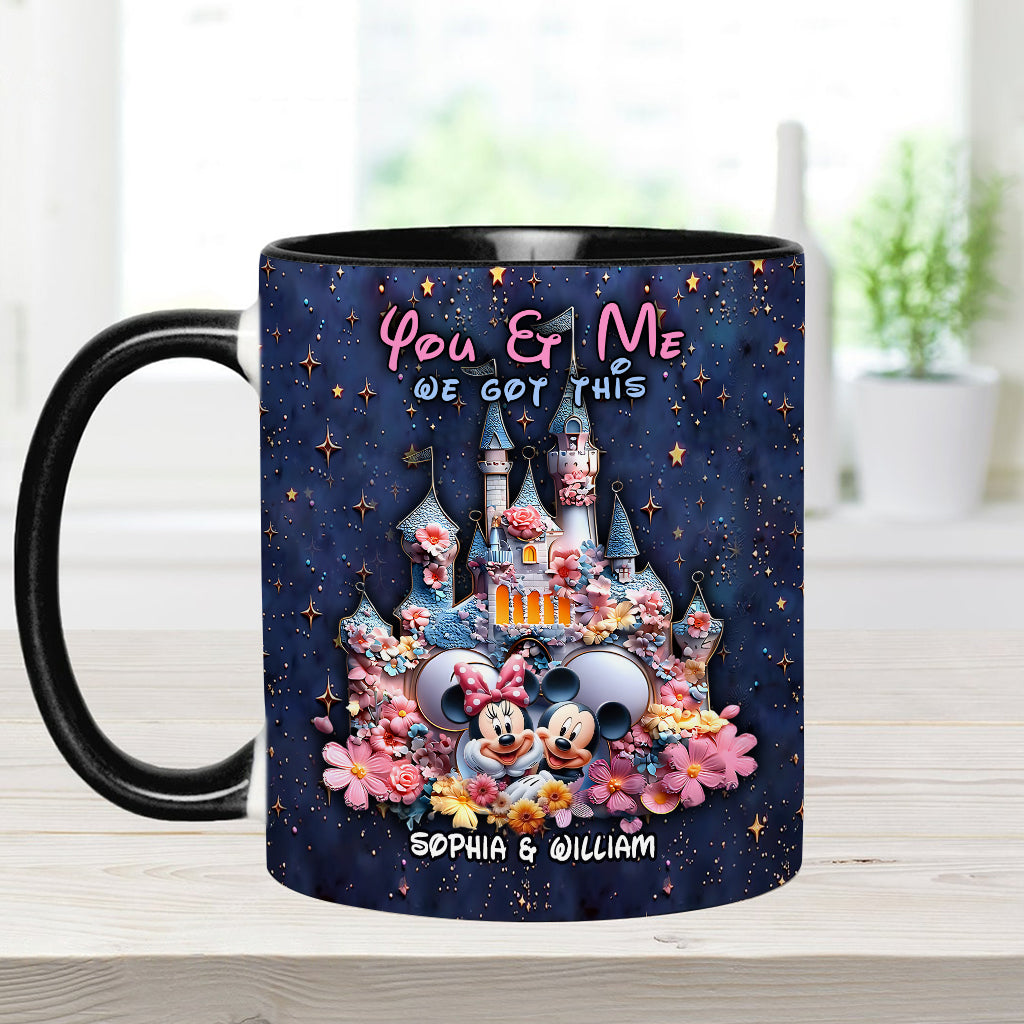 You And Me We Got This - Personalized Mouse Accent Mug