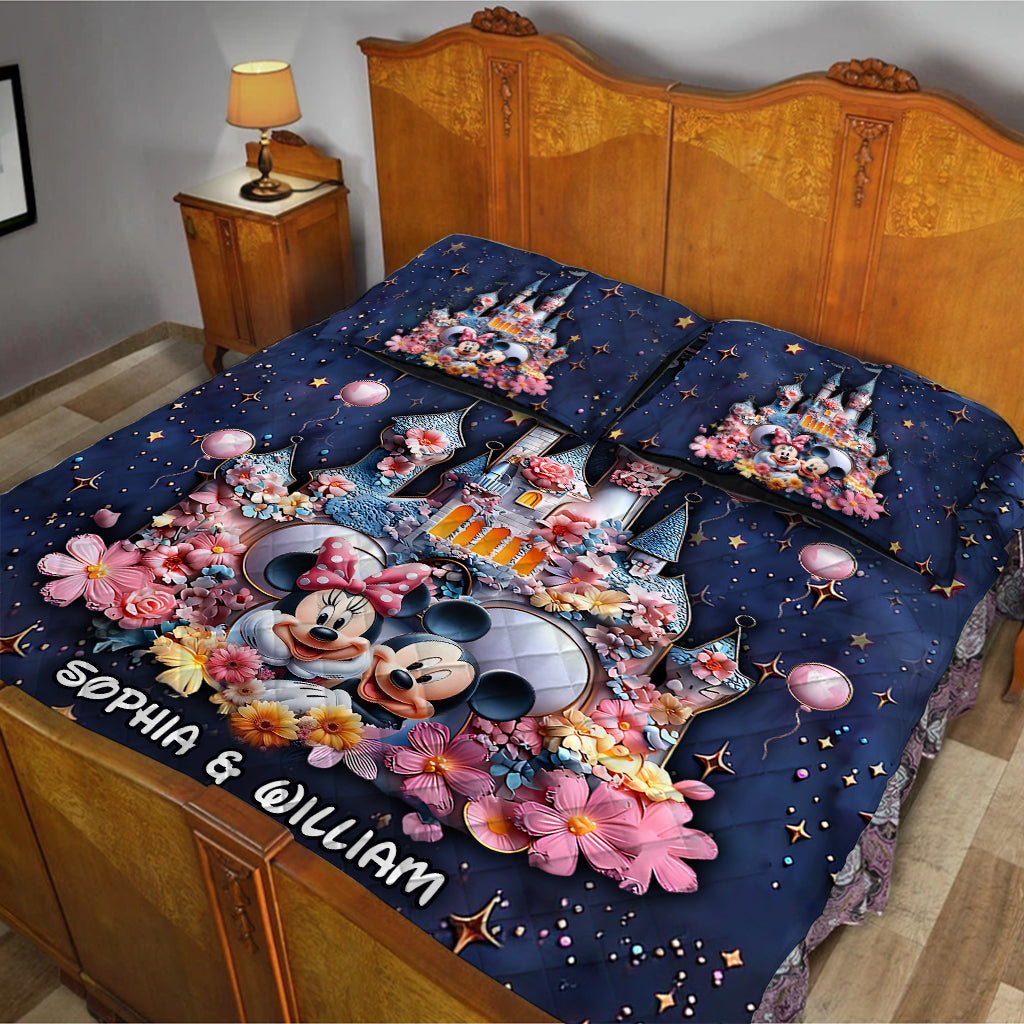 You And Me We Got This - Personalized Mouse Quilt Set