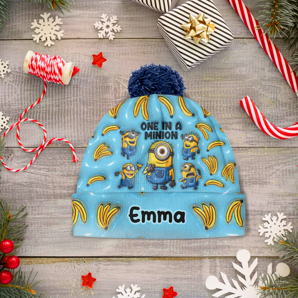 One In A Minion - Personalized Beanie Hat