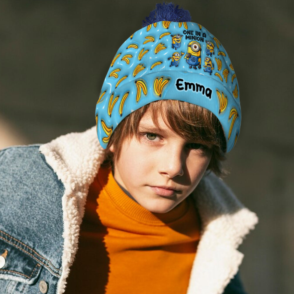 One In A Minion - Personalized Beanie Hat