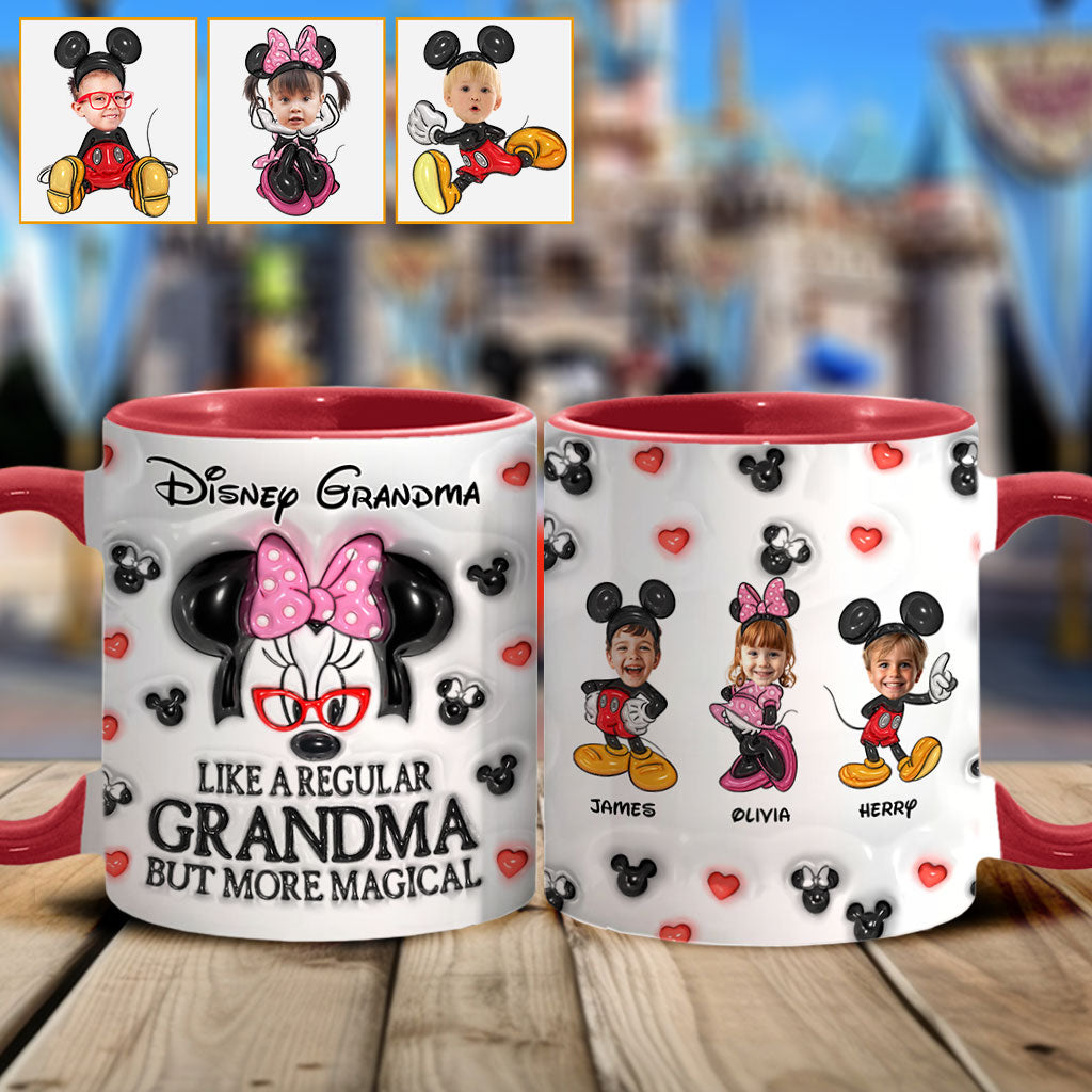 Mouse Ear Grandma - Personalized Mouse Accent Mug