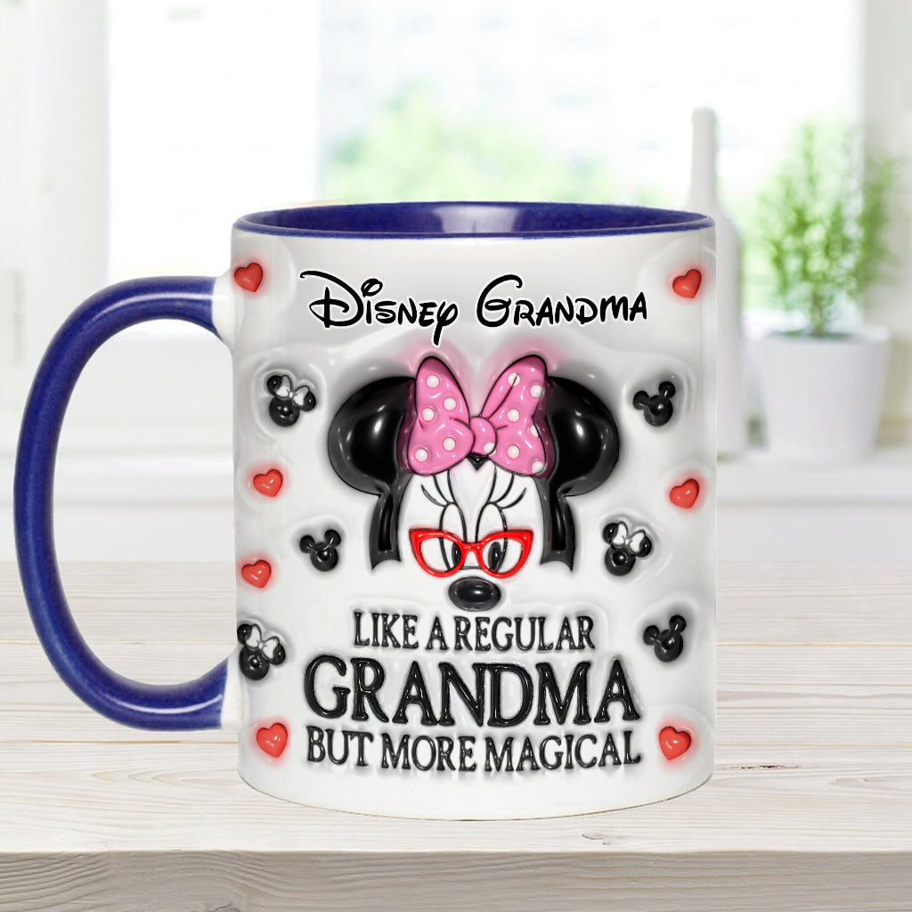 Mouse Ear Grandma - Personalized Mouse Accent Mug