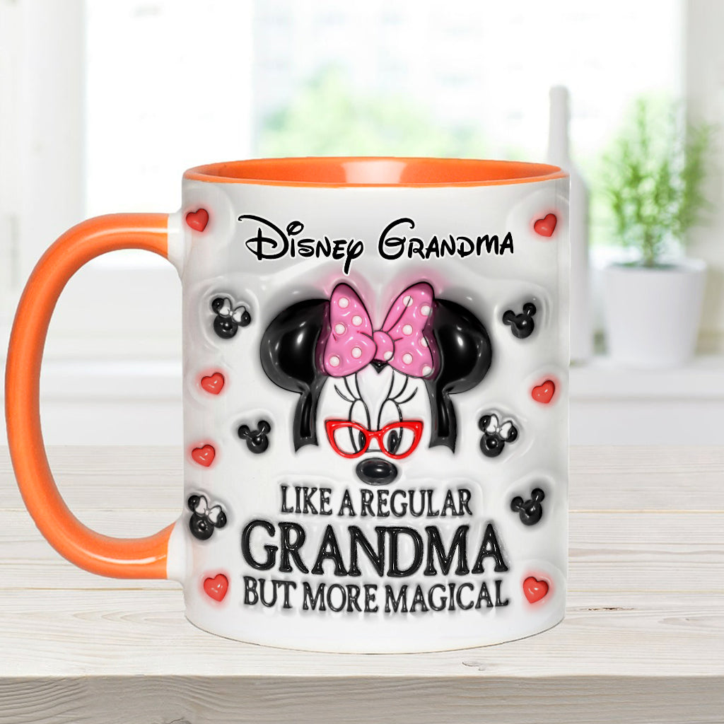 Mouse Ear Grandma - Personalized Mouse Accent Mug