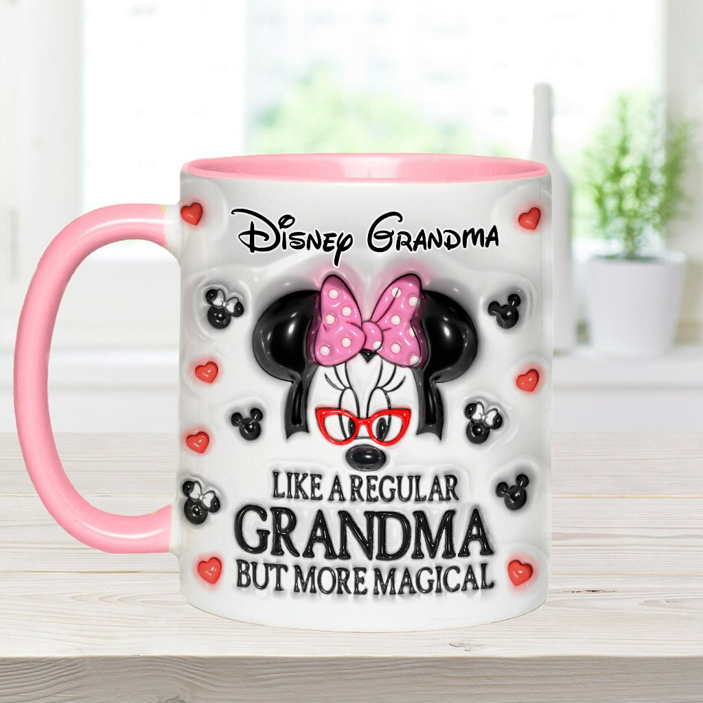 Mouse Ear Grandma - Personalized Mouse Accent Mug