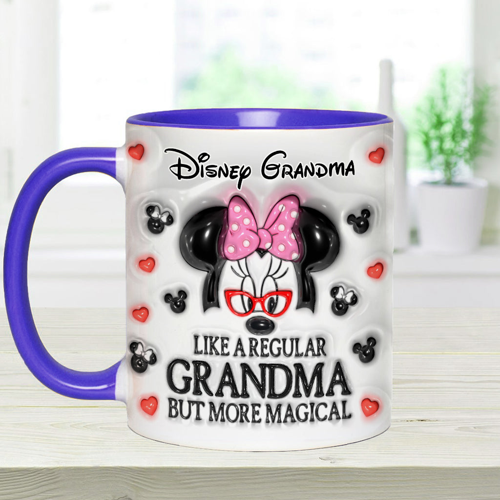 Mouse Ear Grandma - Personalized Mouse Accent Mug