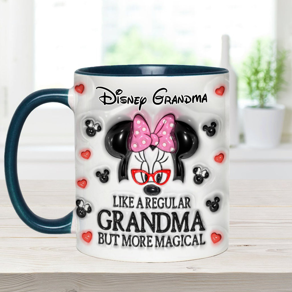 Mouse Ear Grandma - Personalized Mouse Accent Mug