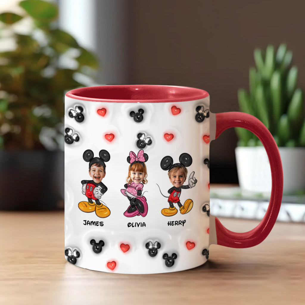 Mouse Ear Grandma - Personalized Mouse Accent Mug