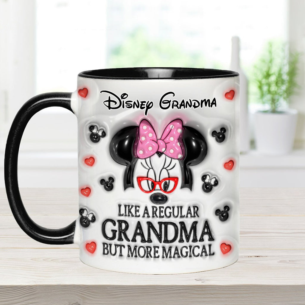 Mouse Ear Grandma - Personalized Mouse Accent Mug