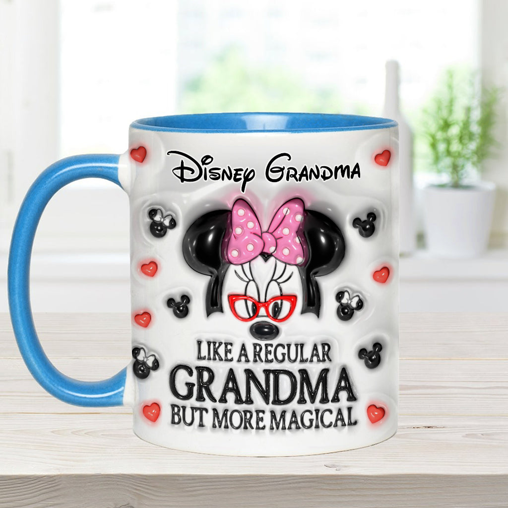 Mouse Ear Grandma - Personalized Mouse Accent Mug
