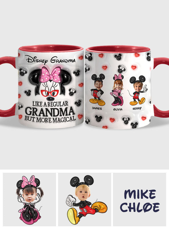 Mouse Ear Grandma - Personalized Mouse Accent Mug