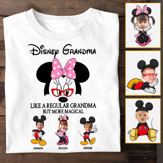 Mouse Ear Grandma - Personalized Mouse T-shirt And Hoodie