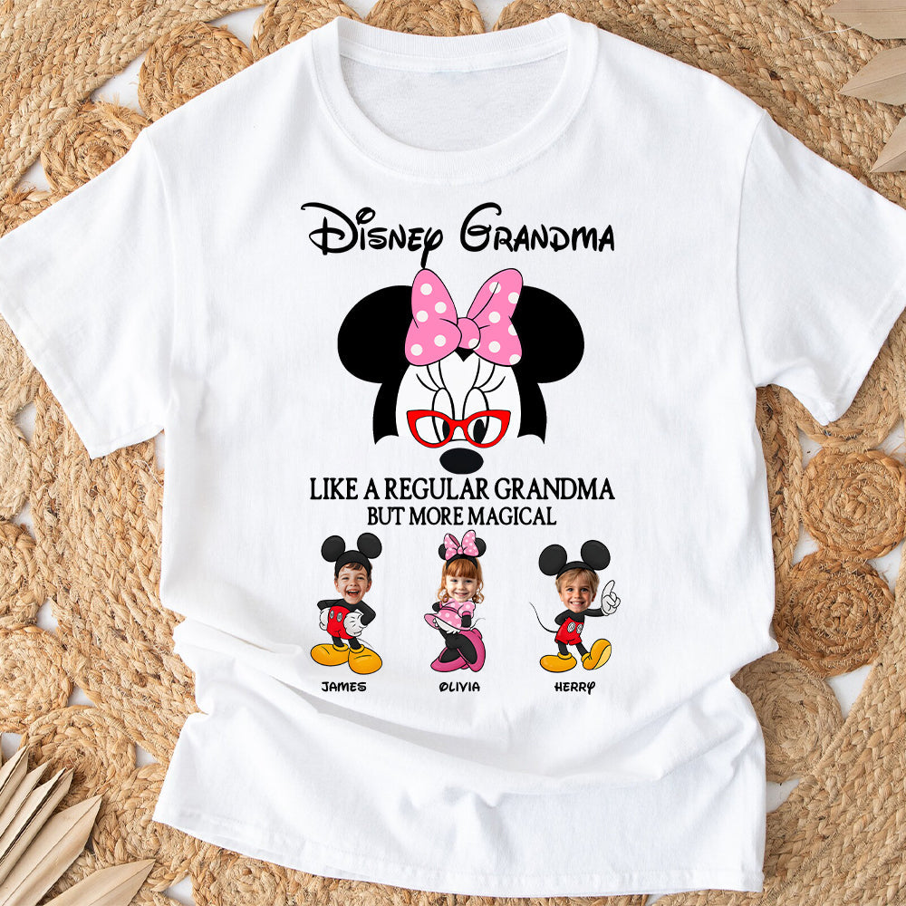 Mouse Ear Grandma - Personalized Mouse T-shirt And Hoodie