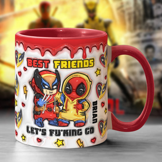 Let's Fu*cking Go - Personalized The Psychopath Accent Mug