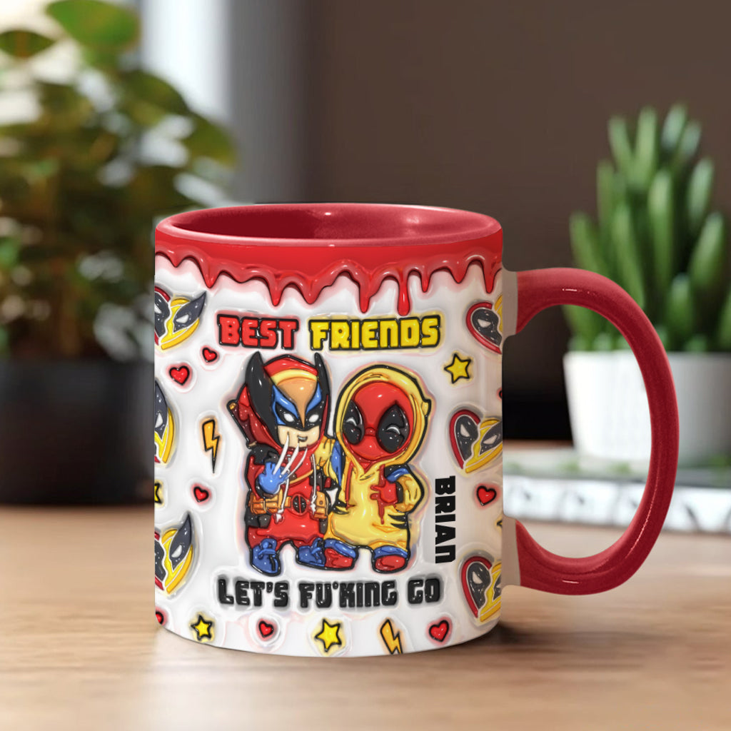 Let's Fu*cking Go - Personalized The Psychopath Accent Mug