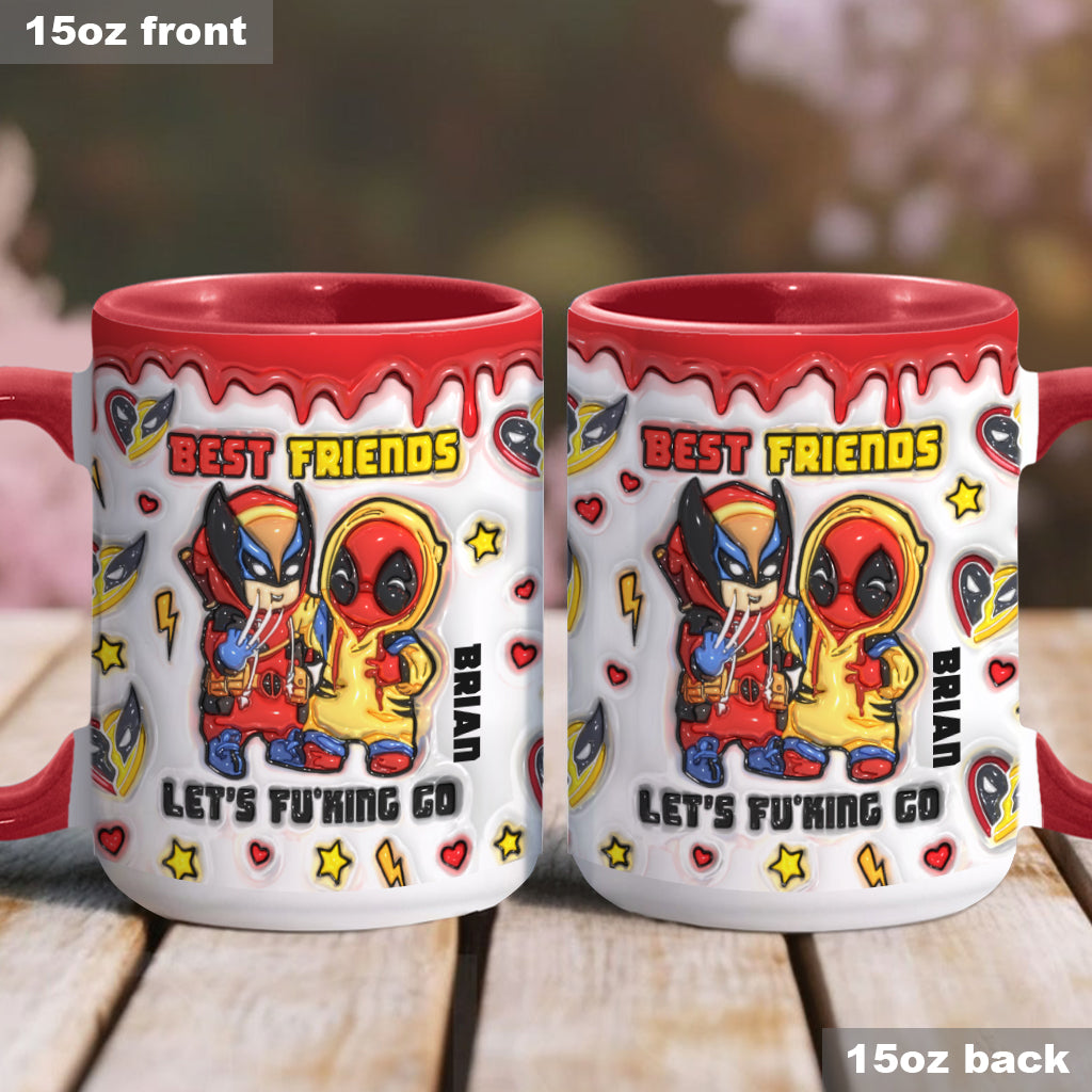 Let's Fu*cking Go - Personalized The Psychopath Accent Mug