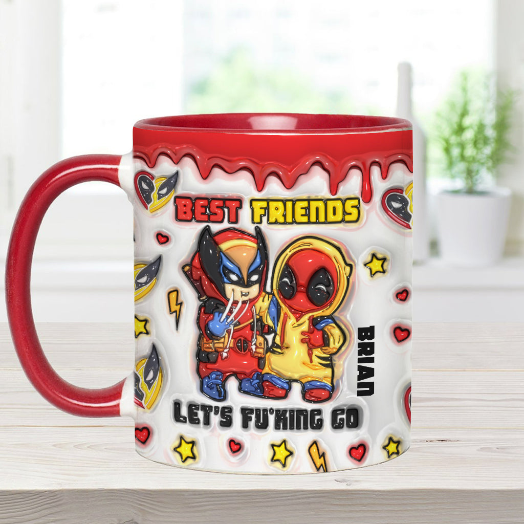 Let's Fu*cking Go - Personalized The Psychopath Accent Mug