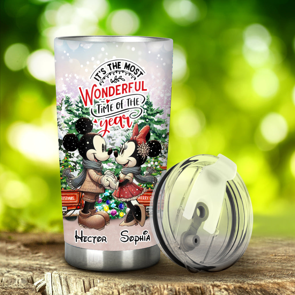 It's The Most Beautiful Time - Personalized Mouse Tumbler