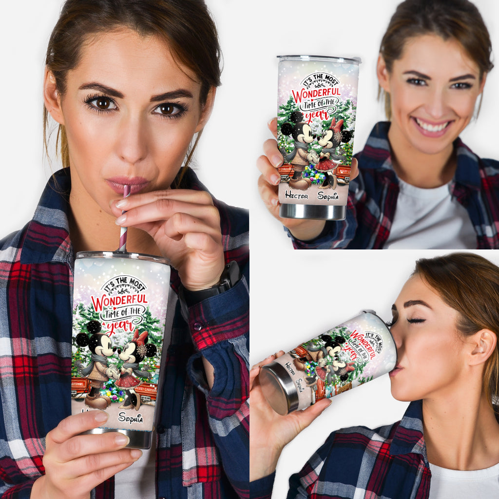 It's The Most Beautiful Time - Personalized Mouse Tumbler