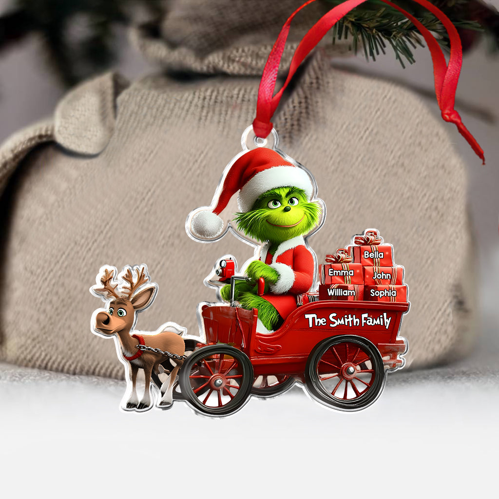 The One Who Stole Christmas - Personalized Stole Christmas Ornament