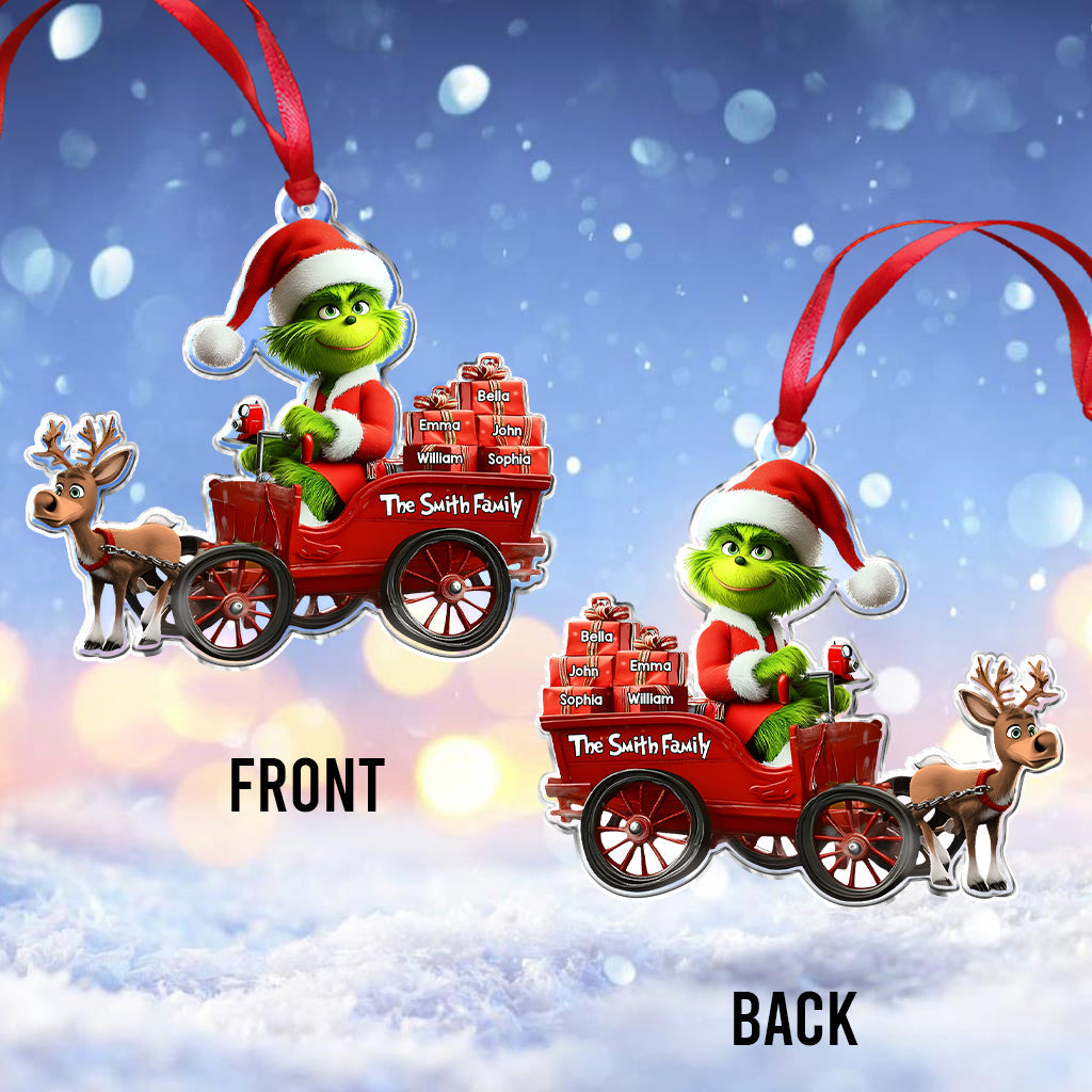 The One Who Stole Christmas - Personalized Stole Christmas Ornament