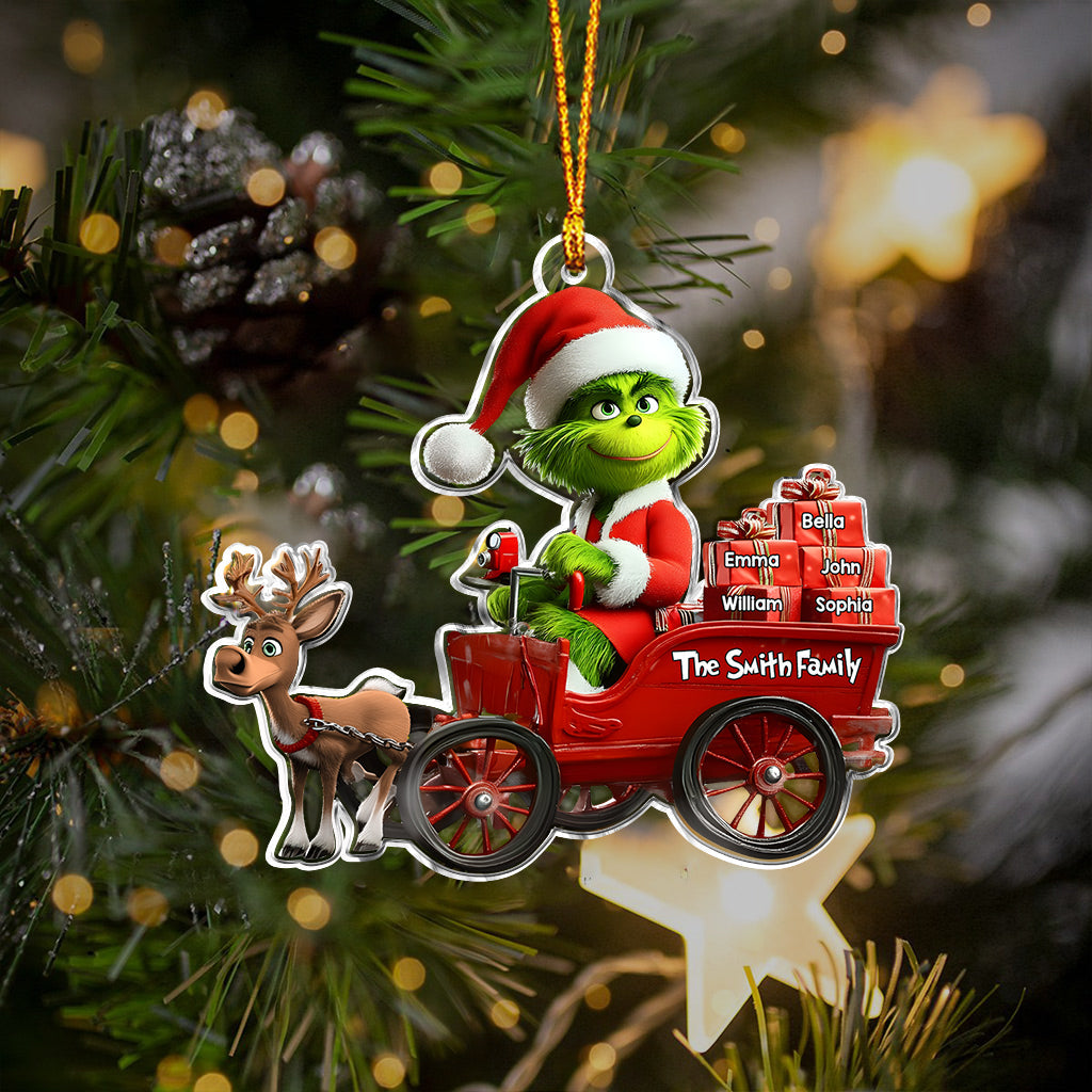 The One Who Stole Christmas - Personalized Stole Christmas Ornament