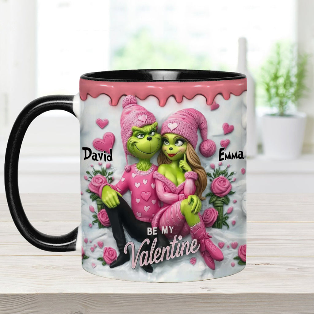 Be My Valentine - Personalized Stole Christmas Accent Mug