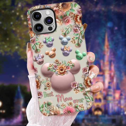 Best Mom / Grandma Ever - Personalized Mouse Full Print Phone Case