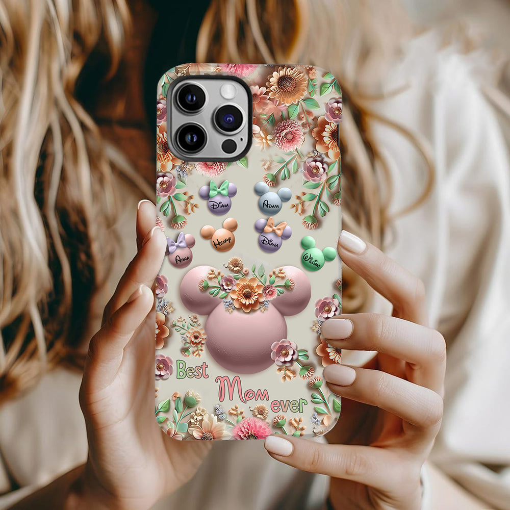 Best Mom / Grandma Ever - Personalized Mouse Full Print Phone Case