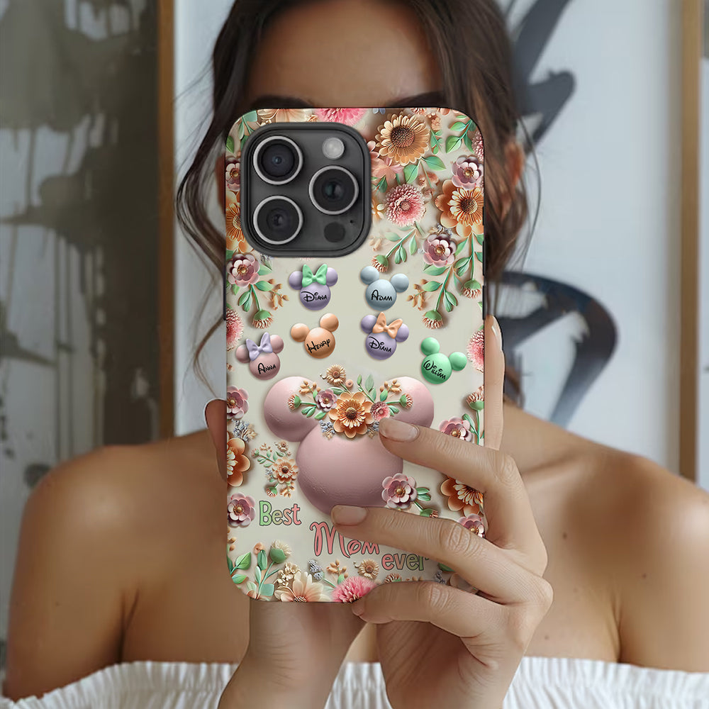 Best Mom / Grandma Ever - Personalized Mouse Full Print Phone Case