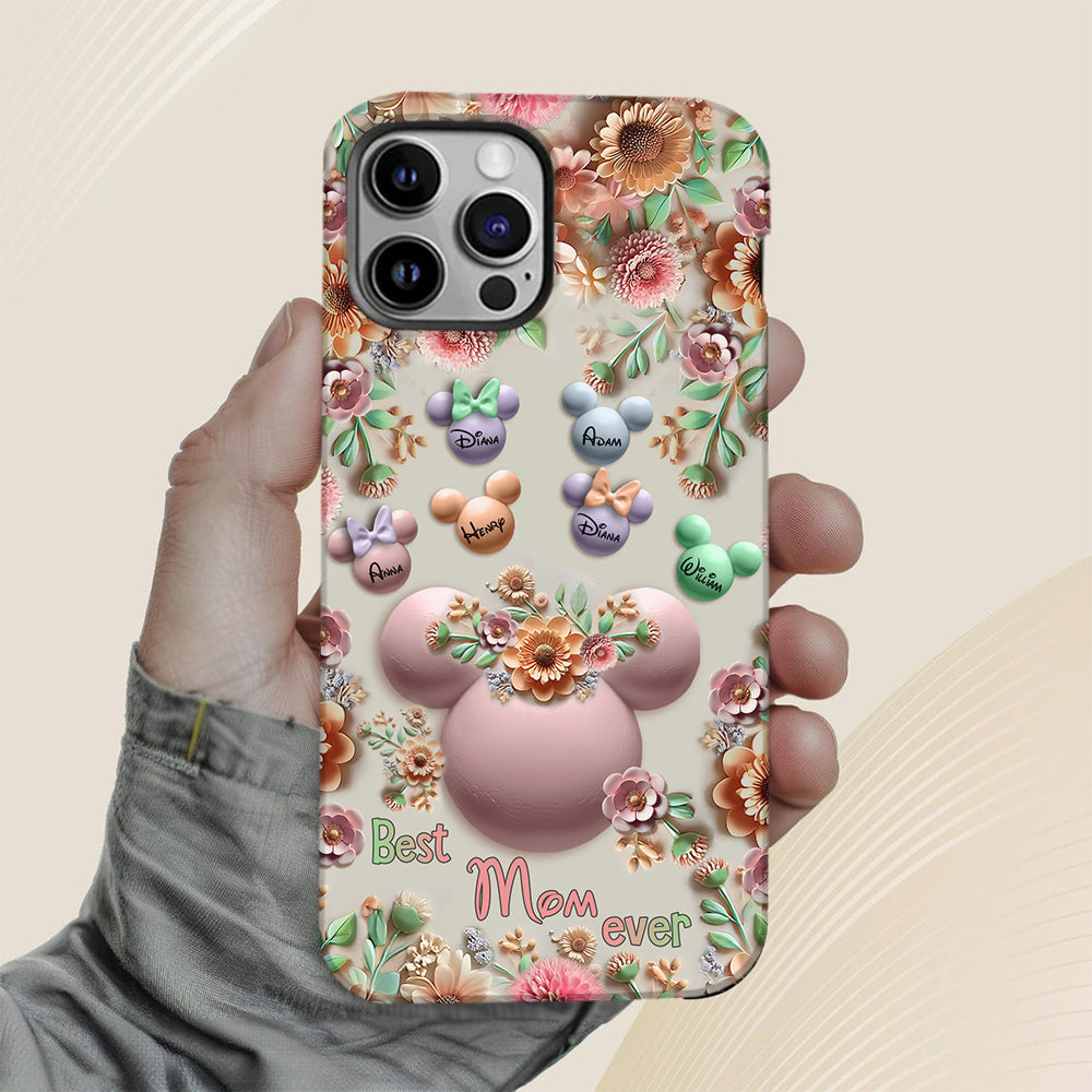 Best Mom / Grandma Ever - Personalized Mouse Full Print Phone Case