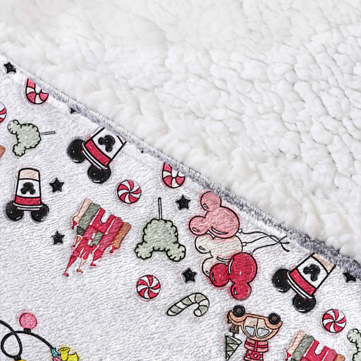 My Watching Movie Blanket - Personalized Mouse Blanket Hoodie