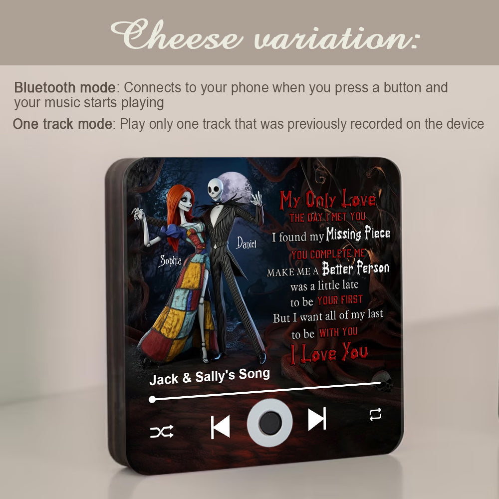 The Love Song - Personalized Nightmare Music Fridge Magnet