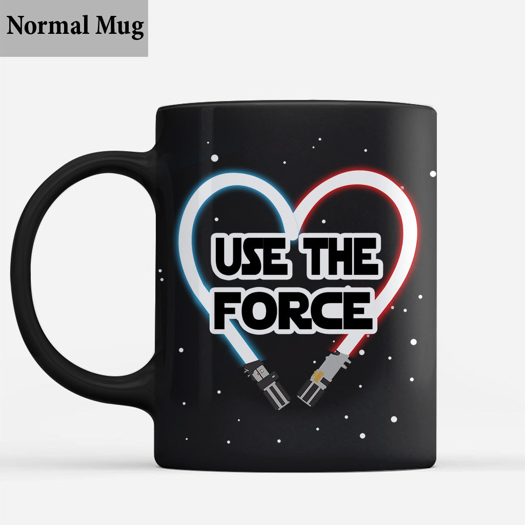 Use The Force Naughty - Personalized The Force Mug