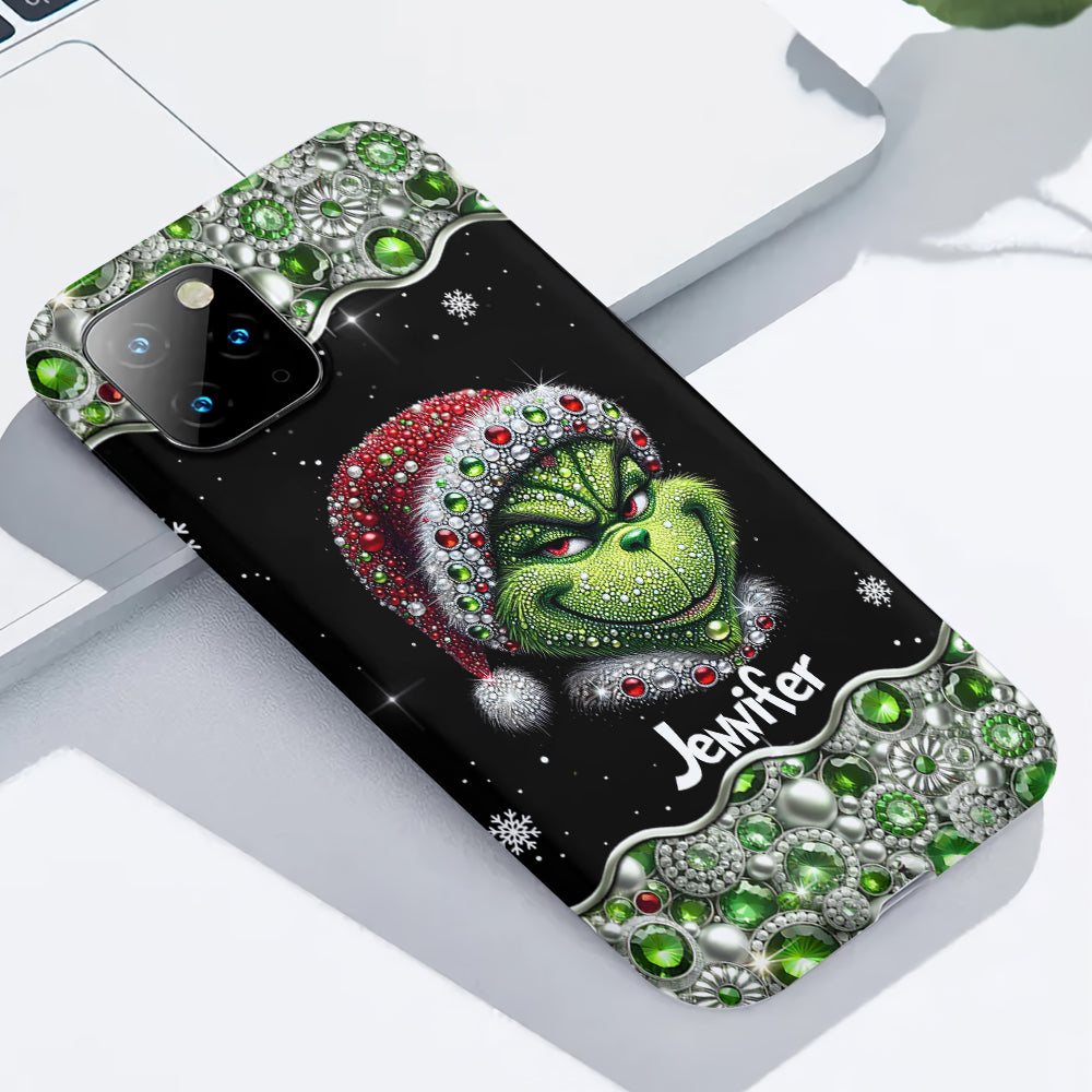 Merry Grinchmas - Personalized Stole Christmas Full Print Phone Case