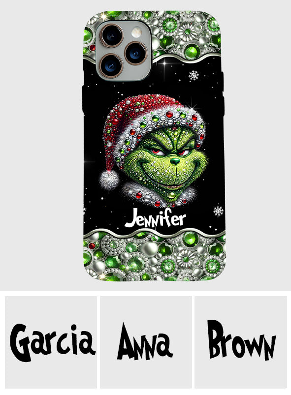 Merry Grinchmas - Personalized Stole Christmas Full Print Phone Case