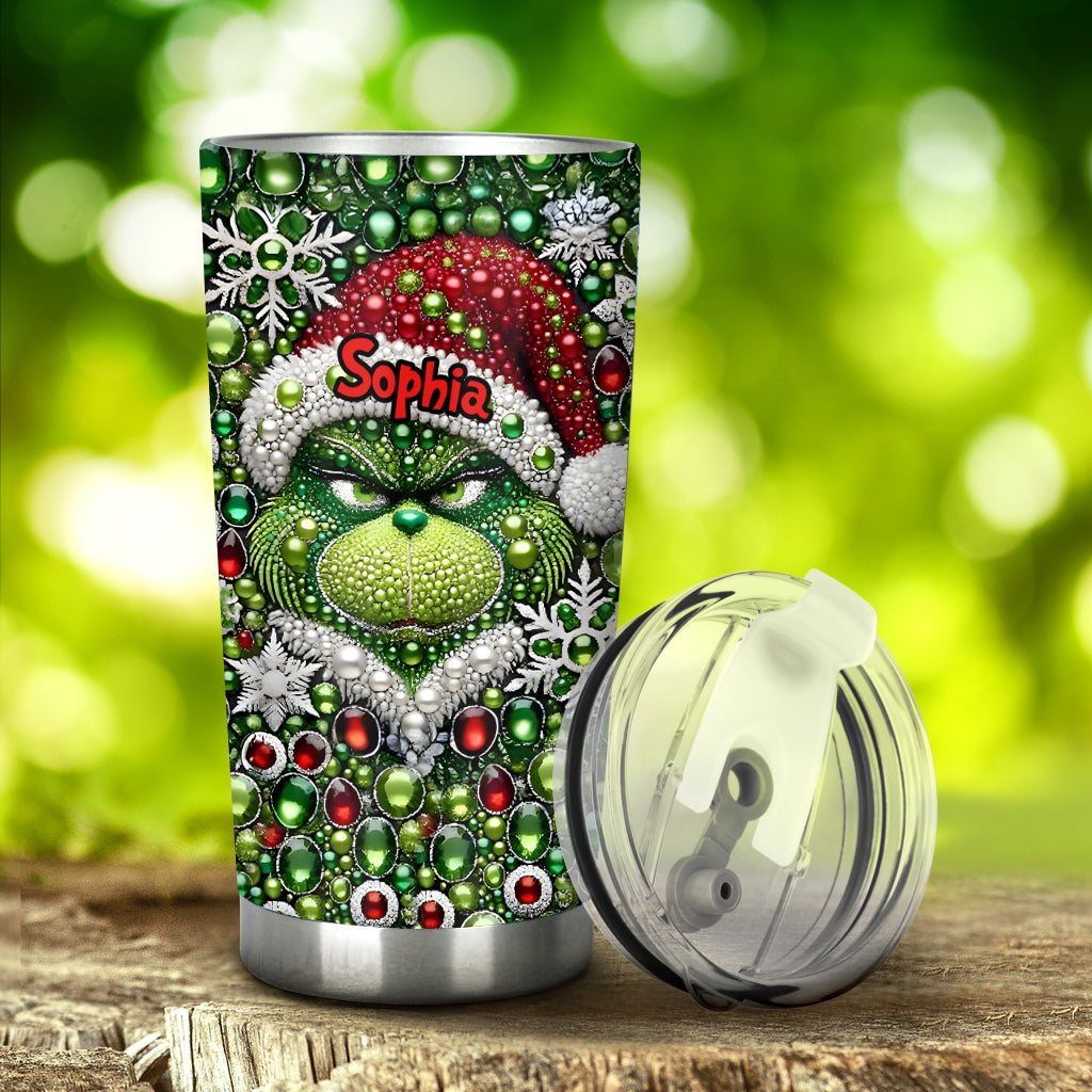 Merry Grinchmas - Personalized Stole Christmas Tumbler