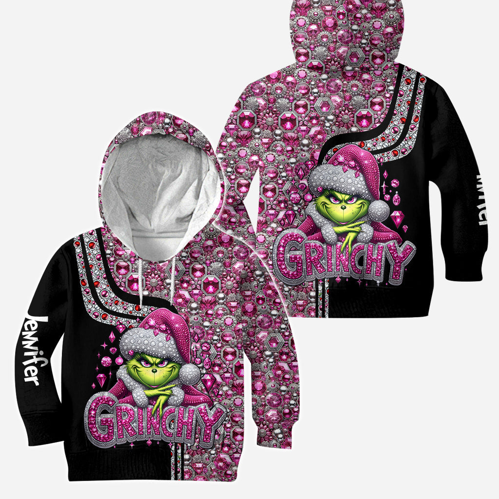 Merry Grinchmas - Personalized Stole Christmas Hoodie and Leggings