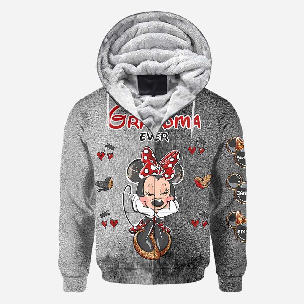 Best Grandma/ Mom Ever - Personalized Mouse All Over Shirt