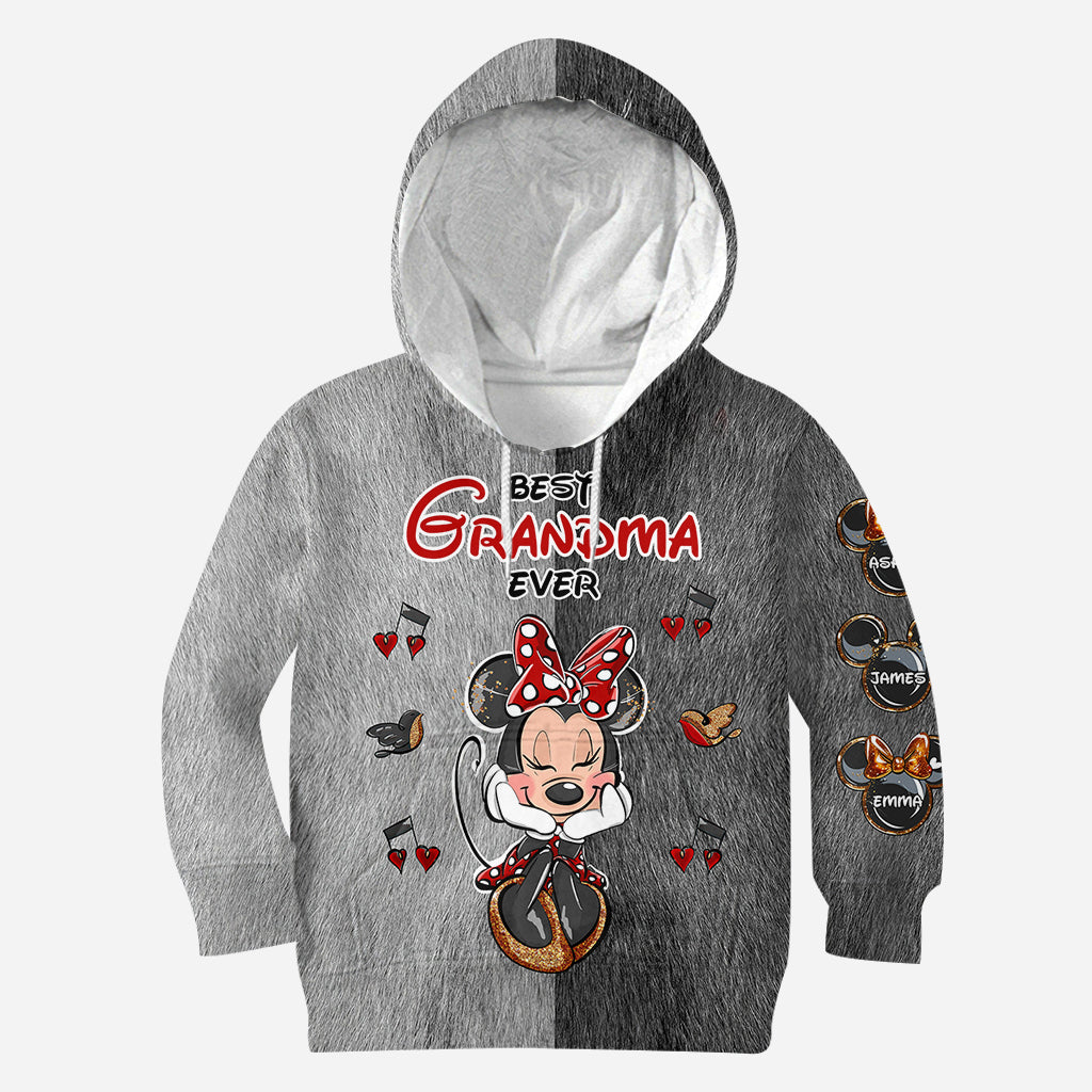 Best Grandma/ Mom Ever - Personalized Mouse All Over Shirt
