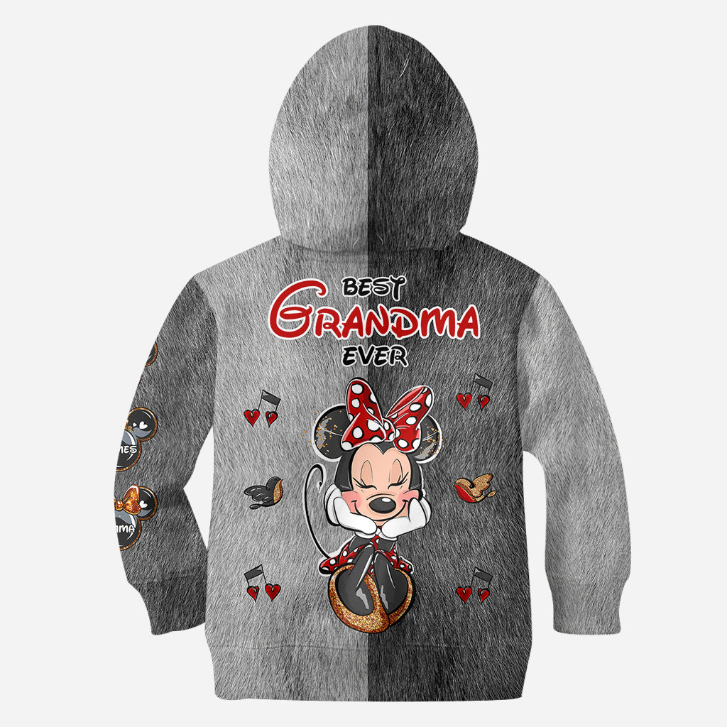 Best Grandma/ Mom Ever - Personalized Mouse All Over Shirt