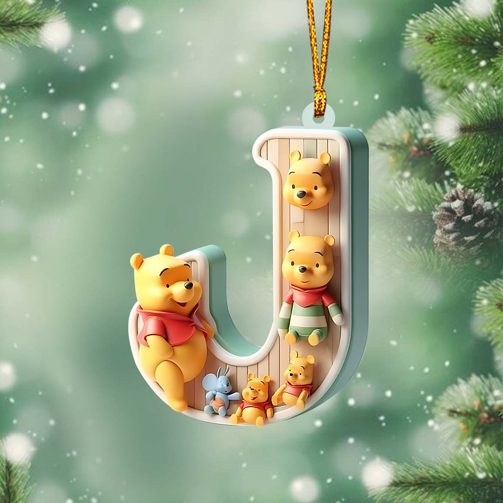 Cute Bear - Personalized Mouse Ornament