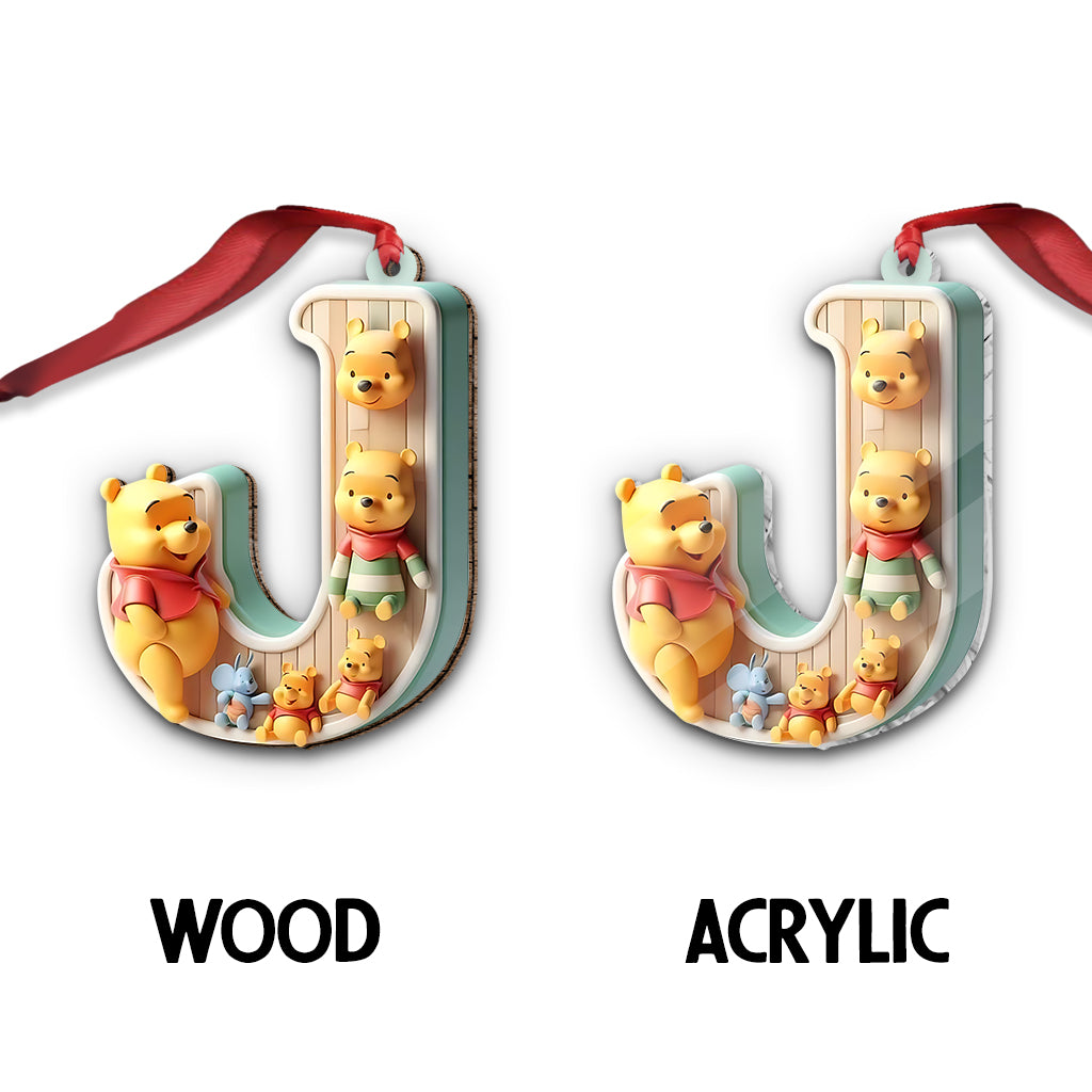 Cute Bear - Personalized Mouse Ornament