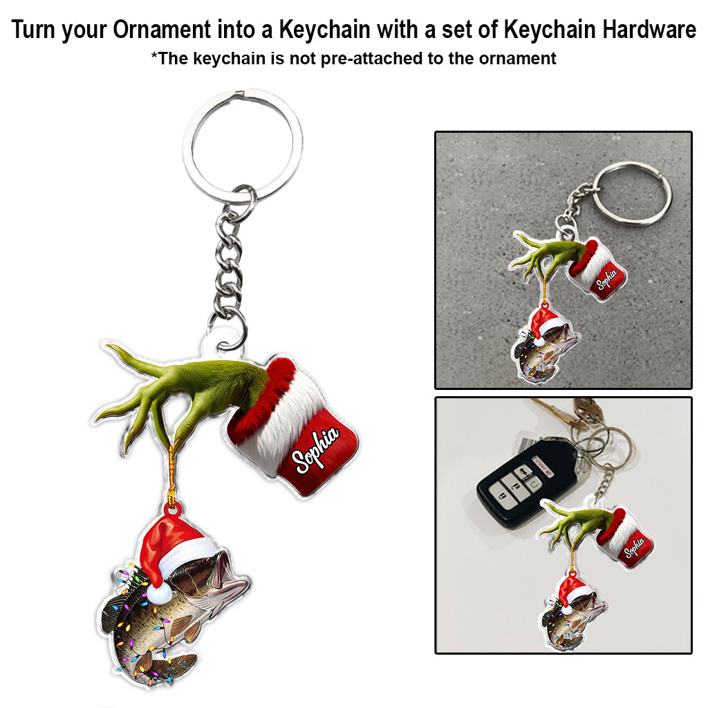 Stole My Fish - Personalized Fishing Custom Shaped Ornament