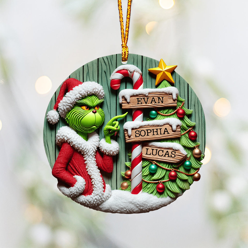 Merry Christmas - Personalized Stole Christmas Ornament
