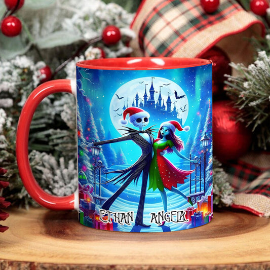 Dancing In The Dark - Personalized Nightmare Accent Mug