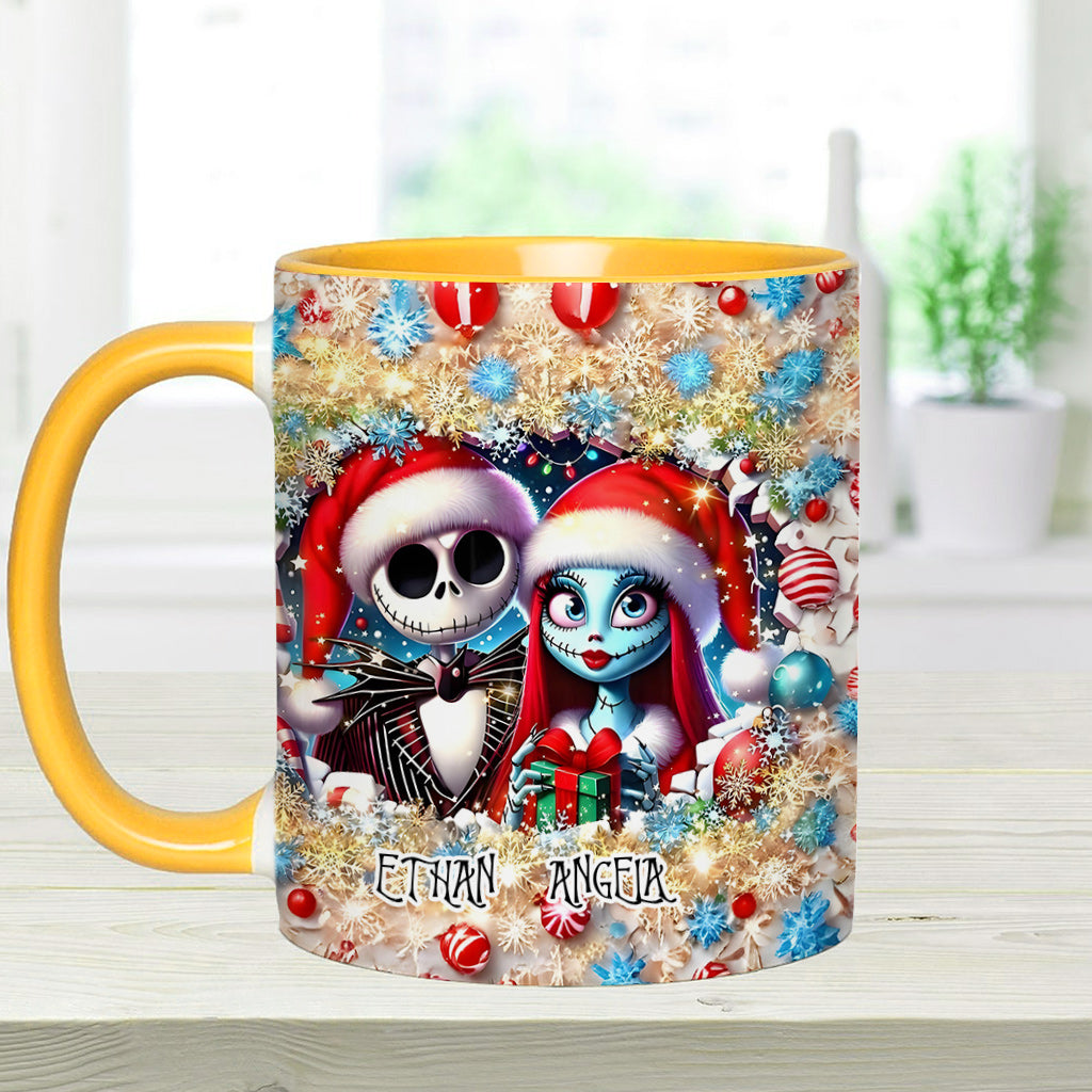 Dancing In The Dark - Personalized Nightmare Accent Mug
