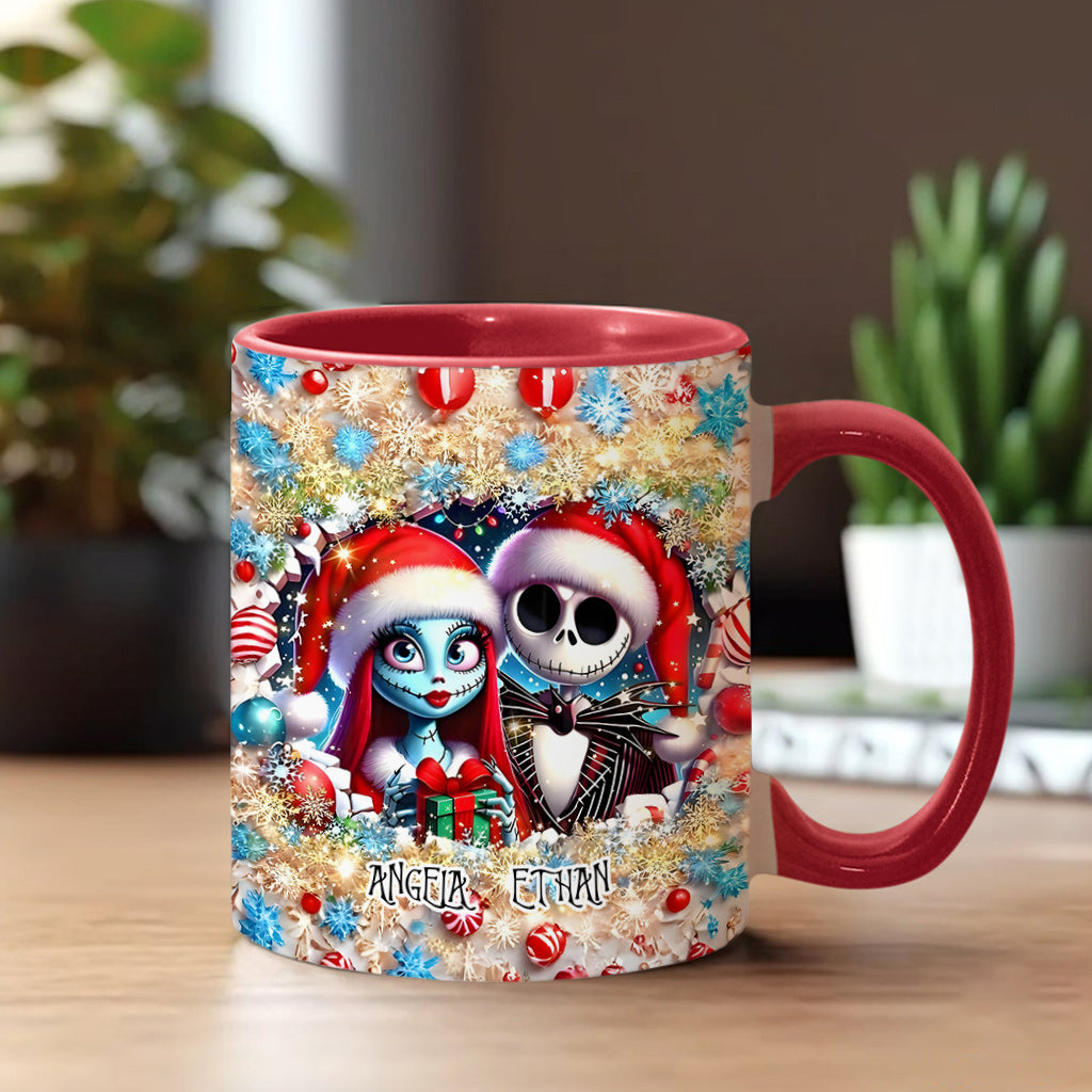 Dancing In The Dark - Personalized Nightmare Accent Mug