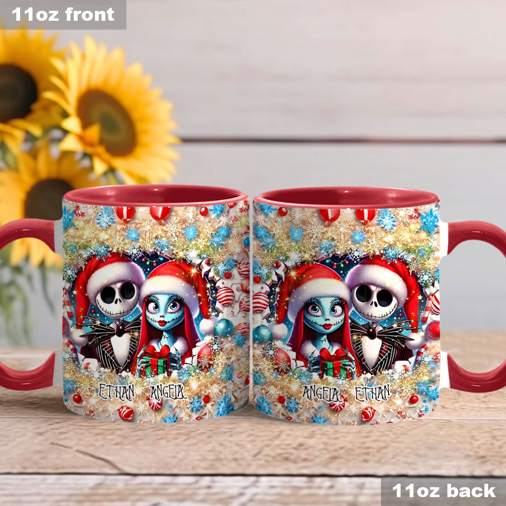 Dancing In The Dark - Personalized Nightmare Accent Mug