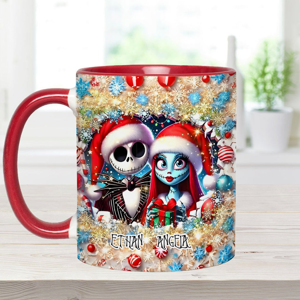 Dancing In The Dark - Personalized Nightmare Accent Mug